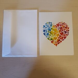 Colorful Impressions Greeting Card with Envelope